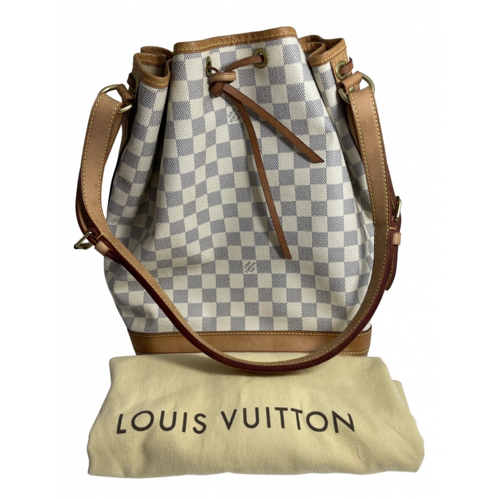 Louis Vuitton Noe drawstring bucket bag in Damier Azur